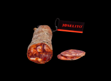 Cular type Iberian chorizo sausage "Joselito". Chorizo of Bellota type