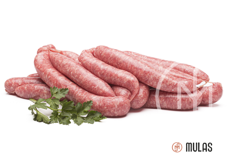 Beef sausages