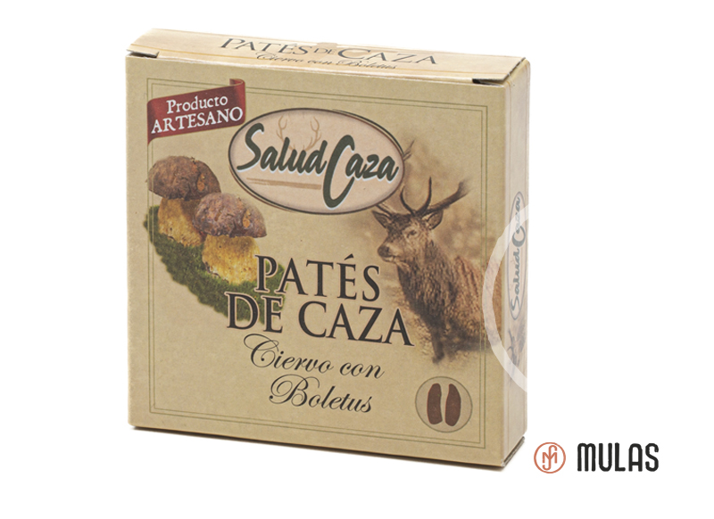 Paté de caça. Veado com Boletus