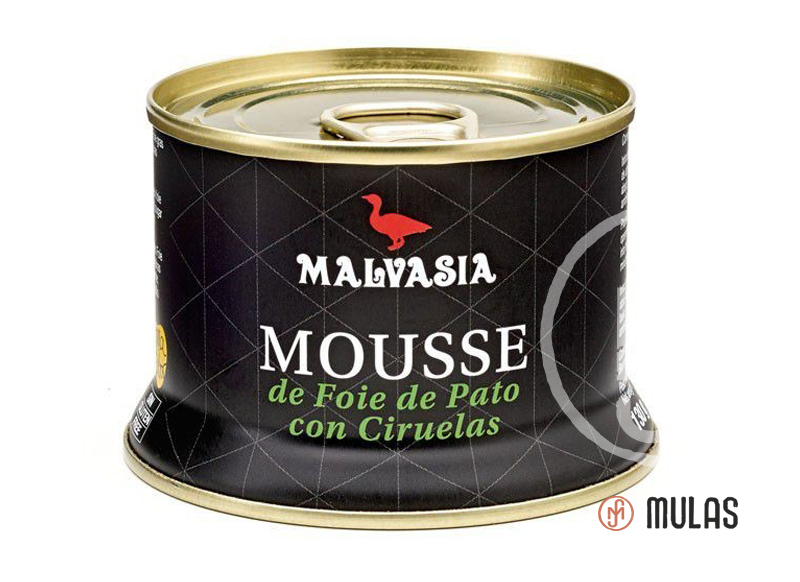 MOUSSE DE PATO CON CIRUELAS